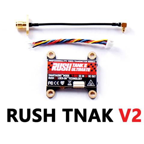 RUSH VTX TANK 5.8G 48CH Smart Audio FPV-Sender 25-800mW SMA