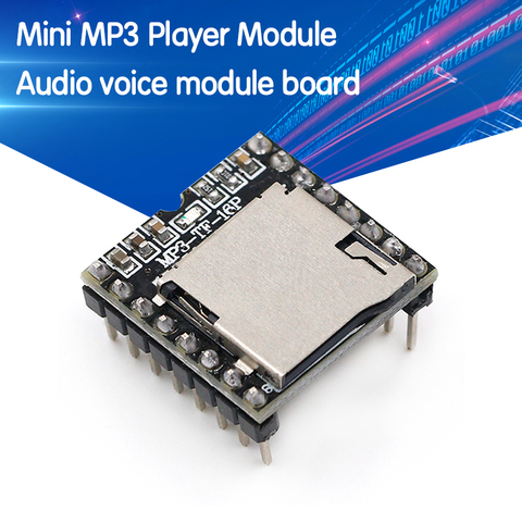 Mini MP3 Player Module TF Card U Disk Mini MP3 Player Audio Voice Module Board For Arduino DF Play Wholesale ► Photo 1/6