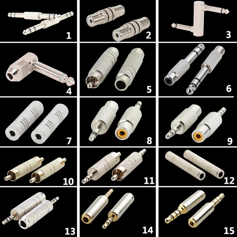 1pcs of 3.5mm adapter Audio plug 1/8