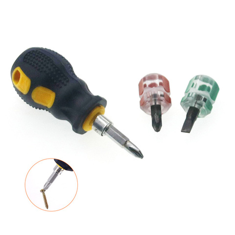 Multitool Phillips Flat Tip Torx Screwdriver DIY Repair Tools Bit Holder Mini Bidirectional Inter-changeable Head Screwdriver AA ► Photo 1/6