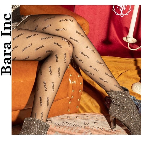 Nylon Tights Inscriptions, Pantyhose Womens Letters