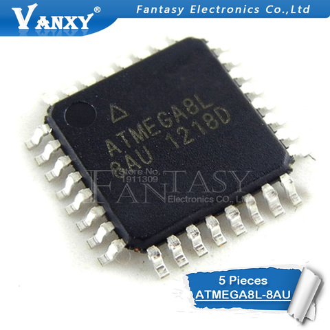 5PCS ATMEGA8L-8AU QFP ATMEL ATMEGA8L ATMEGA8-AU TQFP32 Programmable Flash ► Photo 1/1