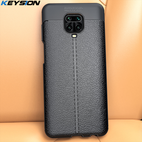 KEYSION Shockproof Case for Redmi Note 9s 9 Pro Max 8 8T 8a 7 7a K20 K30 Leather Silicone Phone Cover for Xiaomi Mi 10 Mi 9T A3 ► Photo 1/6