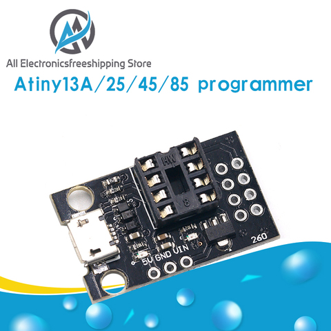 ATtiny13A / ATtiny25 / ATtiny45 / ATtiny85 Pluggable ATTINY Development Programming Bare Board ► Photo 1/1