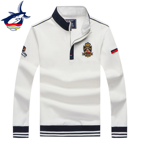 European Style Brand Tace & Shark Sweater Men Autumn/Winter Flag Embroidery Men's Pullover Knitted Sweaters 2022 Sweatshirt ► Photo 1/6