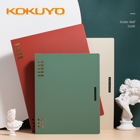 1pcs KOKUYO Loose-leaf Book One Meter New Pure Series A5 / B5 Simple Retro Style Removable Plastic Ring Buckle Frosted Note book ► Photo 1/6