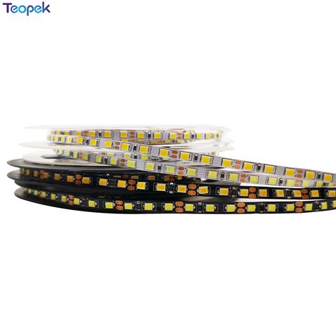 5mm Narrow LED Strip Light 2835 120leds/m flexible diode tape lamp White Or black PCB  DC12V tiras led ribbon ► Photo 1/3