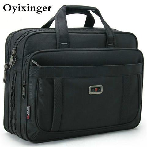 Classic Men Laptop Hand bags Male High Quality Durable Oxford Cloth Business Shoulder Bag Office Bags Women 15