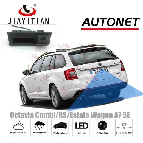 JIAYITIAN For Skoda Octavia Combi RS Wagon A7 5E 2013~2022/HD backup camera rear/Instead of Original Factory Trunk Handle Camera ► Photo 1/1