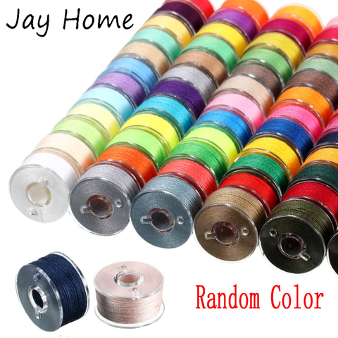 Multicolor Thread Spools Sewing Machine Bobbins Plastic Bobbins with Thread for Sewing Machines Quilting Sewing Accessories ► Photo 1/6