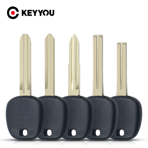 KEYYOU 10pcs Remote Key Shell For Toyota Rav4 Prado Camry Reiz Highlander Yaris Corolla Car Uncut Transponder Blank Chip Case ► Photo 1/6