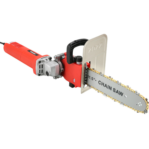 Electric Saw Parts Integrated electric chain saw 11.5 Inch M10/M14/M16 Chainsaw Bracket Changed 100 125 150 Angle Grinder Into C ► Photo 1/6