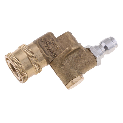 1/4'' Quick Connecting Pivoting Coupler for Pressure Washer Nozzle 120 Deg ► Photo 1/6
