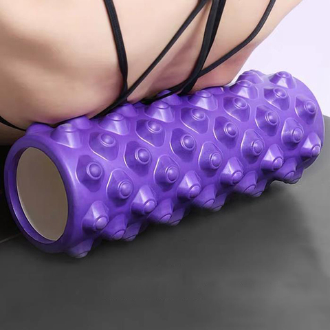 33cm Fitness Foam Roller Yoga Block Pilates Sport Massage Roller Gym Exercises Relax Deep Muscle Yoga Accessories Relieve Stress ► Photo 1/6