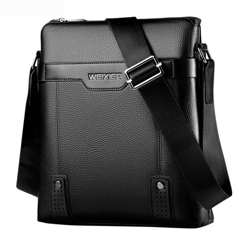 Men's Shoulder Bag Courier Sling Bag Large Soft PU Leather Shoulder Bag Men Dropshipping Bag Leisure Briefcase Message Bag New ► Photo 1/6