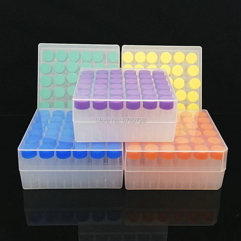 36pieces plastic 5ml freezing tube + one piece 36 vents plastic Freezing tube storage box for experiment ► Photo 1/6