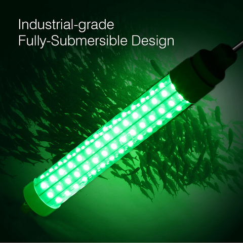 12-24V 10.5W 120SMD LED Green Underwater Submersible Night Fishing Light Collecting Finder Lamp Attracts Prawns Squid Krill Lamp ► Photo 1/1