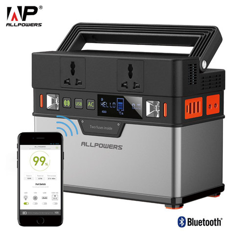 ALLPOWERS 110V 220V AC Power Station Pure Sine Wave Portable Generator Powering Car Refrigerator TV Drone Laptops ► Photo 1/6