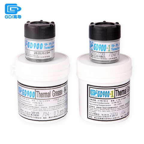 GD900 Thermal Conductive Grease Paste Silicone Plaster Heatsink Compound High Performance For CPU CN30/CN150 4.8/6W/M-K ► Photo 1/6