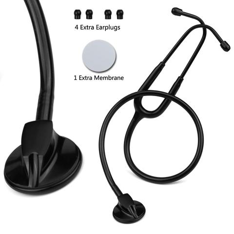 Professional Doctor Medical Stethoscope Heart Lung Cardiology Single Head Stethoscope Nurse Student Vet Medical Equipment Device ► Photo 1/6