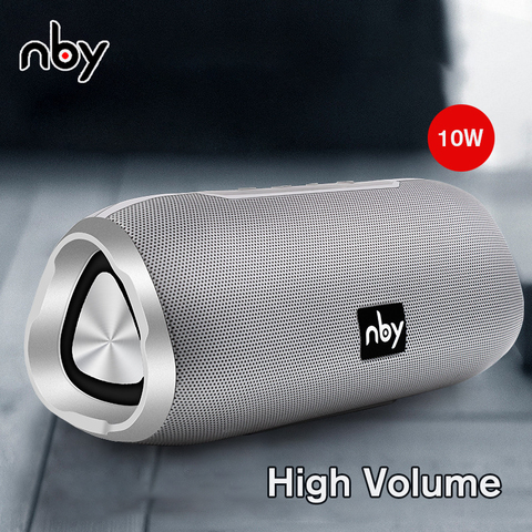 NBY Waterproof Bluetooth Speaker Outdoor Portable Stereo Loudspeaker Music Center wireless Subwoofer Soundbar Support FM TF AUX ► Photo 1/6