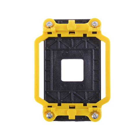 ZLinKJ 1pcs durable yellow and black CPU Fan Cooler Cooling Retainer Retention Base Bracket For AMD Socket AM3+ AM2+ AM2 940 ► Photo 1/6