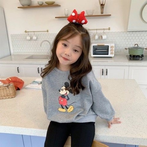Autumn Winter Children's Clothing Disney Mickey Mouse Kids Casual Sweaters Baby Boys Girls Hoodies Cotton Pullovers For Child ► Photo 1/5