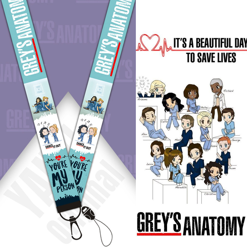 Grey's Anatomy Doctors Nurse Lanyards Cartoon Lanyard for Phones Phone Case  Phone Neck Straps Badge Holders Keychain - Price history & Review |  AliExpress Seller - Angjie Accessories Store 