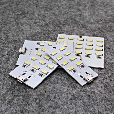 USB LED Book Lights 8LEDs 12LEDs 16LEDs 20LEDs SMD 5730 LED Bulb 5V Power Input White USB Night Light MICRO USB Interface ► Photo 1/3