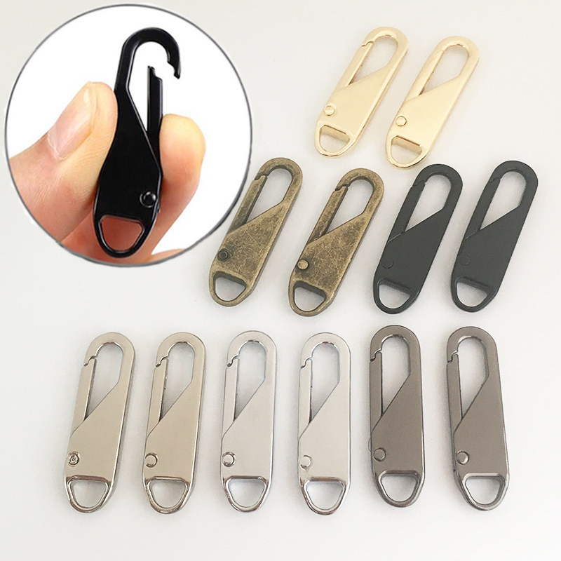 Replacement Zipper Slider Metal Zipper Pull Zipper Repair for Broken Buckle  Zipper Head Zip Ends Bag Suitcase DIY Sewing Craft - AliExpress