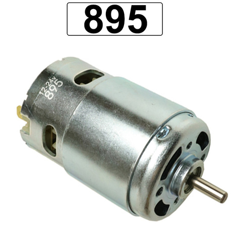 895 High Torque High RPM DC Motors 12V 24V 3000/6000/10000/12000/20000RPM Use For Scooter Cutting Machine Electric Grinder Motor ► Photo 1/5