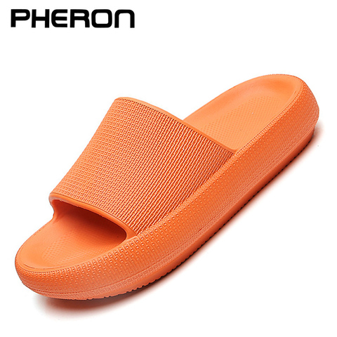 4.5cm Thick Sole House Slippers Men Women Non-slip Bathroom Boys Girls Lovers Flip Flops Summer Beach Sandals Platform Flat Shoe ► Photo 1/6