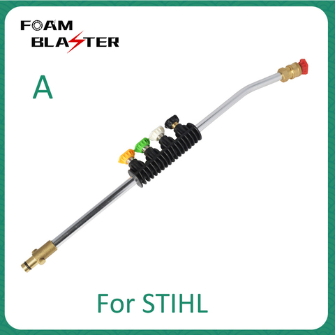 Pressure Washer Metal Jet Lance Spear Nozzle Quick Tips & Rotating Turbo Nozzle for STIHL High Pressure Washer ► Photo 1/6