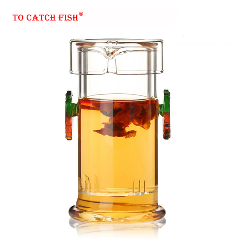 Heat-resistant Glass Tea Pot Chinese Kung Fu Flower Teapot With Filter Coffee Kettle,Beautiful and easy teapot ► Photo 1/6