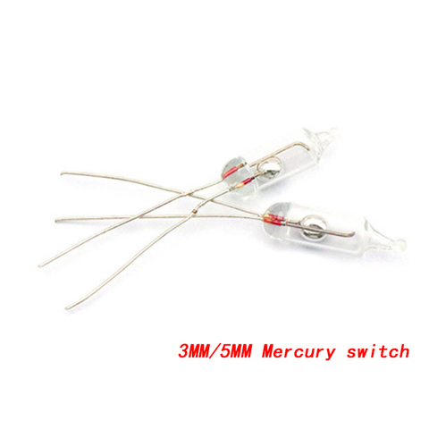 10PCS 3MM 5MM Mercury switch Tilt switch Unidirectional NEW ► Photo 1/3