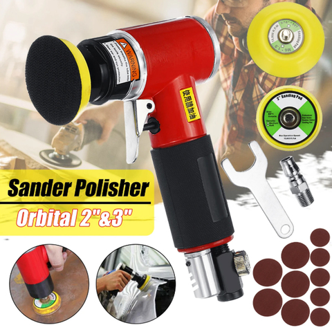 WENXING Mini Orbital Sander Air Dual Action Sander Air Polisher Super Smooth Swirl Straight Heart Pneumatic Polishing Sander ► Photo 1/6