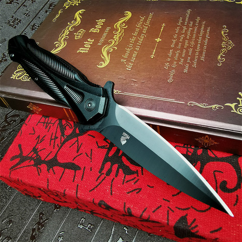 Outdoor tactical folding knife ABS folding knife outdoor knife pocket knife fruit knife outdoor jungle folding defensive knife ► Photo 1/6