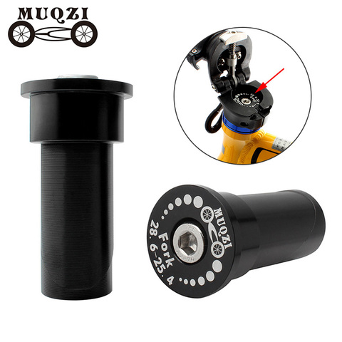 MUQZI Folding Bike Fork Adapter 22.2/25.4mm To 28.6mm Aluminum Alloy Head Tube Expansion Hanging Core Frame Riser Screw ► Photo 1/6