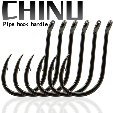 CHINU Fishing Hooks Set Barbed Single Circle Carp Hook High Carbon Steel Sea Fishinhook Fly Fishing Accessories Tackle ► Photo 1/6