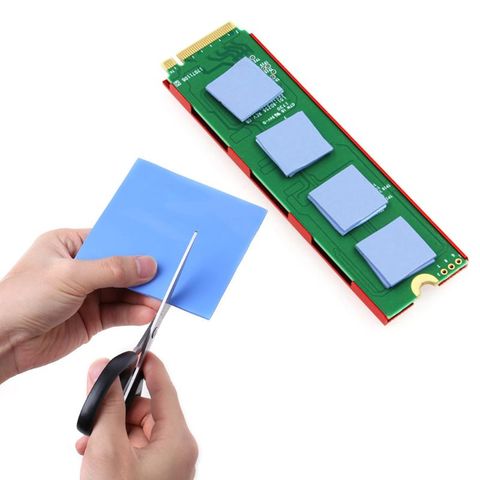 100mmx100mmx0.5mm 1Sheet/100PCS Thermal Pad GPU CPU Heatsink Cooling Conductive Silicone Pad ► Photo 1/6