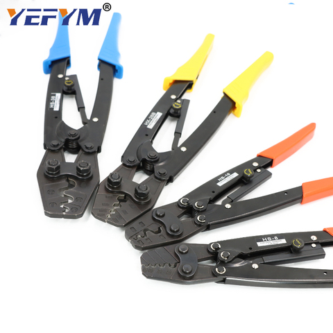 Crimping tools pliers for non-insulated terminals Japanese style Self-locking capacity 0.5mm2-38mm2 electrical hand tools ► Photo 1/6
