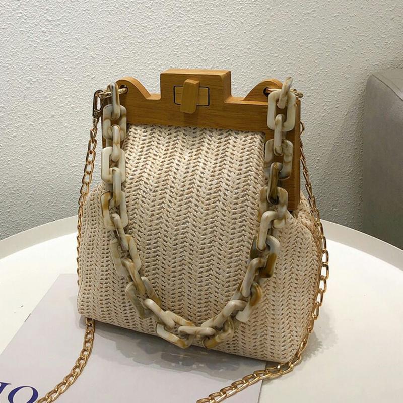 New Arrival Fashion Women's Shoulder Bag With Acrylic Chain