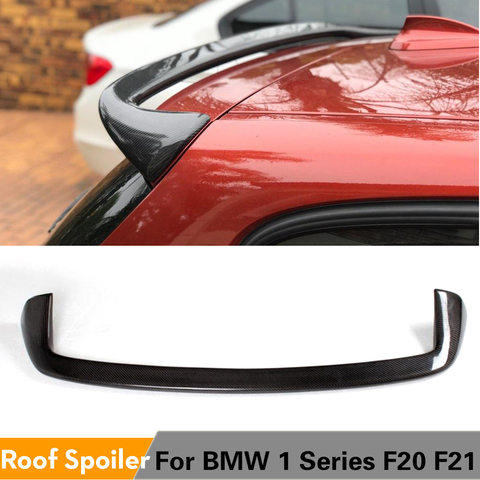 For BMW F20 F21 Spoiler 2012 - 2022 1 Series 116i 120i 118i M135i Carbon Fiber for F20 F21 Rear Roof Spoiler FRP Grey ► Photo 1/6