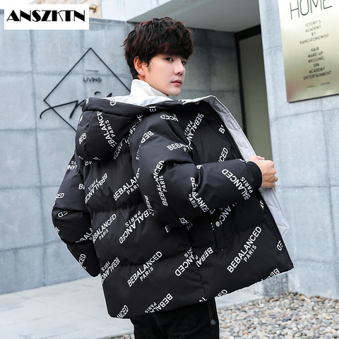 Mens Winter Jackets and Coats Male Parka Thick Warm Solid Color Men's Coat Padded Overcoat Outerwear Windbreakers Parkas for Men ► Photo 1/6