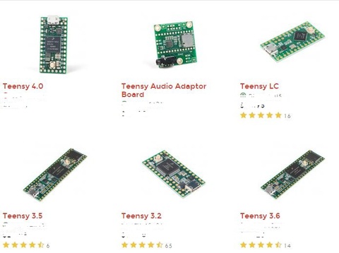 Teensy 4.0 TEENSY4.0 Teensy3.2  Teensy 3.5 3.6 2.0 Audio Adaptor REV C Teensy LC Teensy++ 2.0 Prop Shield LC Feather ► Photo 1/1