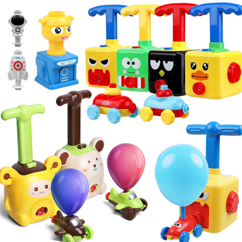 Power Balloon Launch Tower Toy Puzzle Fun Education Inertia Air Power Balloon Car Science Experimen Toy for Children Gift ► Photo 1/6