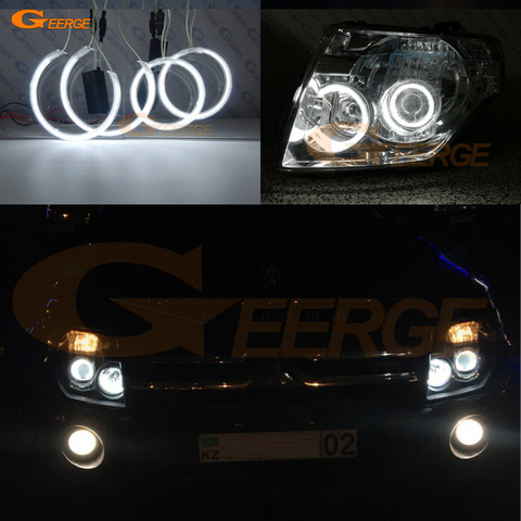 Excellent CCFL angel eyes kit Ultra bright Halo Ring For Mitsubishi pajero 2006 2007 2008 2009 2010 2012 2013 2014 2015 2016 ► Photo 1/6