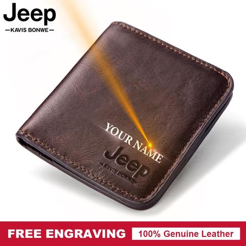 Luxury Men's Wallet Leather Solid Slim Wallets with Coin Pocket Bifold Short Credit Card Holder Dollar Price Portomonee Carteria ► Photo 1/6