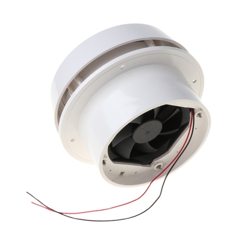 Trailer roof Air Ventilation Round vent for RV Caravan mini Vent fan with low noise and strong wind 12V ► Photo 1/6