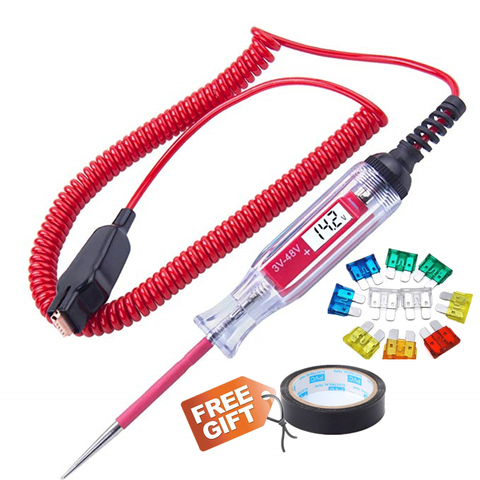 Universal 3-48V Digital Power Probe Multi Function Fuse Line Battery Voltage Circuit Test Pen Electroscope Automotive Scanner ► Photo 1/6